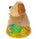 Ceramics Figure "Dog with ruble" 6x4.5x7 cm