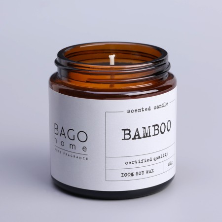 Aromatic candle in the Bamboo Bank, Envisor Wax, 88 g-6