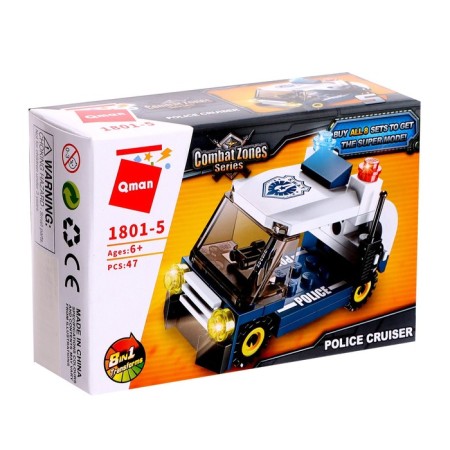 Constructor Police "Police Transport", 8 types, mix-13