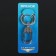 Cartage keychain, clamp, two rings, chrome