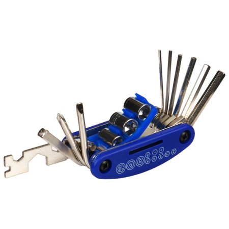Dream Bike multicuckle, 15 functions, steel/plastic, blue color
