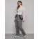Semi-combinezone Diplined female, size 52, light-gray color