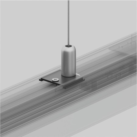 Mount for the cable, 1 pc, technical tra004hp-21b, 3x0.5x3.5 cm, black color is black-5