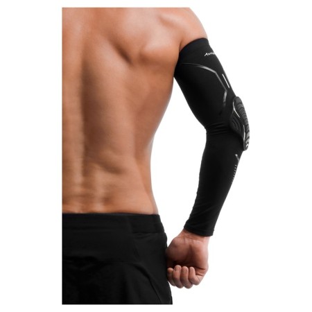 Sports compression sleeve with ONLYTOP protection, p. XL, black color