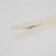 Lightning secret, No. 3, non -income, automatic lock, cotton, 40 cm, ivory color