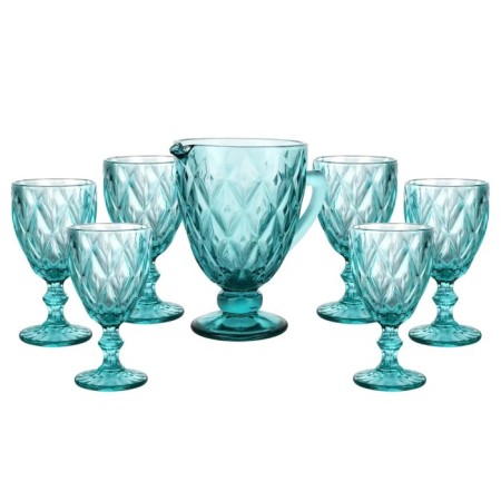 Bekker drinks, 7 items, turquoise color-1