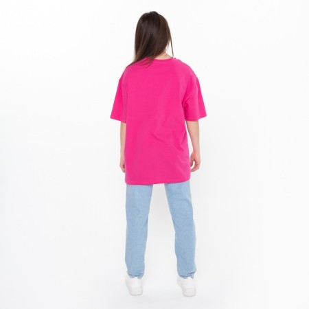 Women's T-shirt, Fuchsia color, One Size (42-46)-5