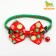 Collar "balls", 30 x 1 cm, kapron, red