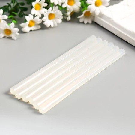 Glue for adhesive pistol in the rods transparent d = 1.1 cm set 6 pcs-2
