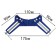 Corner tundra clamp, 90 °, screw clamp, aluminum, 75 mm