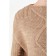 Female jumper, size 48, beige color