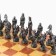 Souvenir chess "Middle Ages", h king-8 cm, h Parashka-5.6 cm. D-2 cm, 36 x 36 cm