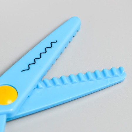 Scissors plastic relief removable blades (set 6 pcs) 12.5 cm-7