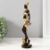 Souvenir Polystone "African in gold with a jug in the hand" 5x5x22 cm