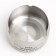 Stainless steel ashtray "Labor instills love...", 8 x 5 cm, silver