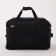 Road bag on wheels, a lightning department, with an increase, 2 outer pockets, a long belt, black color