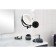 Mirror Cosmetic Suspended Shuri Ridder, LED, sensor, USB, black color, 1x/5x-lucid