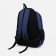 A backpack with a zipper, 2 external pockets, blue color