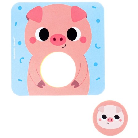Soft puzzle for kids “Who whose baby is?”, 8 puzzles, crush me-6