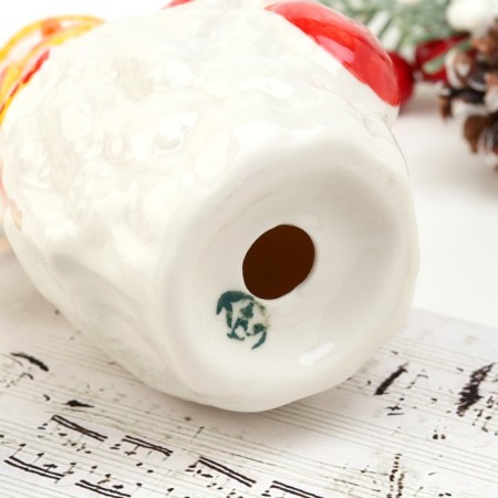 Souvenir "Snowman Friend", 13 cm, porcelain-3