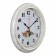 Walls wall, interior "garden roses", silent, d-28.5 cm, white