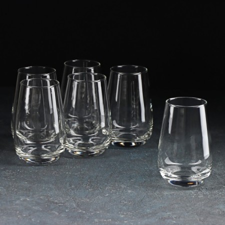 A set of high glass glasses "Sir de Cognac", 350 ml, 6 pcs