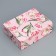 Gift folding box, packaging, "flowers", 30.7 x 22 x 9.5 cm