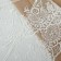 Lace on a grid, 125 mm × 11 ± 1 m, ivory color