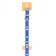 The collar "Bows and Rhinas", 38 x 1.5 cm, Osh 27-33, blue