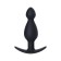 Anal plug Toyfa A-Toys, silicone, black color, 11.5 cm, d = 3.5 cm