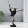 Polystone souvenir "Dancing ballerina" bronze with black 19x7x28 cm