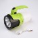 Flight battery flashlight, 5 W, 2 LED, 3 modes, USB, 18 x 15 x 9 cm