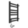 Two electric heated towel rail Laris Hephaestus ChKCh, 500x800 mm, 7 crossbars, right, black