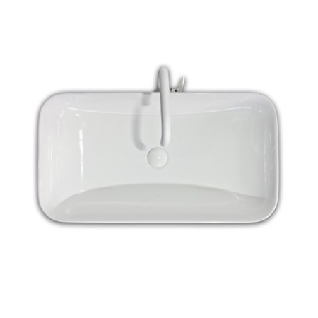 Comforty 78575-70 liner shell, rectangular, white color, 71 cm-3