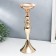 Summary Metal for 1 candle "elegant" gold 38x13x13 cm