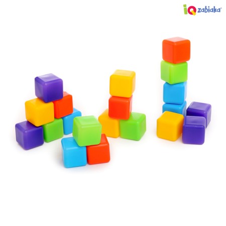 A set of cubes, 20 elements, 40 × 40-4