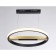 LED LED suspension with the control panel Ambrella Light, Linetech, FL51489, LED, 62 W, ​​4650LUM, 3000-6400K, black color, gold