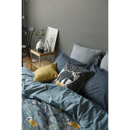 Bed linen "Ethel" euro trip 200x217 cm, 240*220 cm, 50x70+3 cm - 2 pcs, Ranforms-10