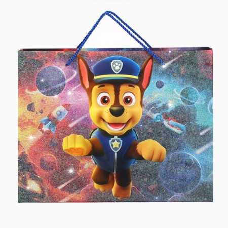 Gift package laminated with sparkles, puppy patrol, 40x31x11.5 cm-3