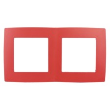The frame for the circuit breaker for 2 posts, era12, red