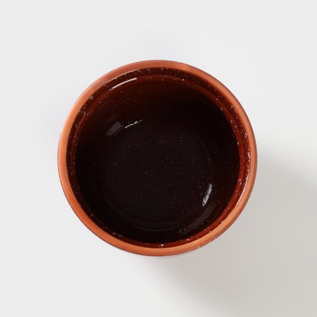 Branding pot "Marble", 0.7 liters, brown color-2