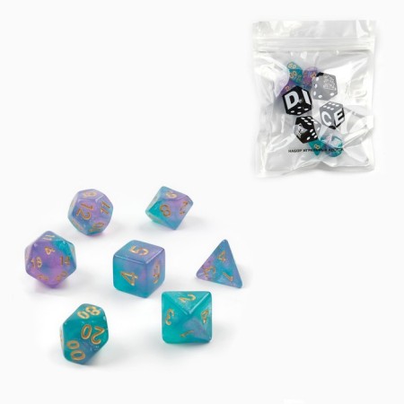 Cubes set for D&D (Dungeons and Dragons, DND) "Game time", Series: D&D, 7 pcs