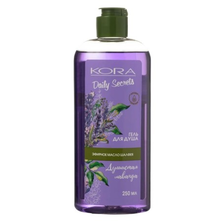 Shower gel Kora "fragrant lavender", 250 ml