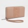 Women's wallet with lightning, beige color