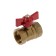 Ball crane "STM" Optima, internal/internal thread 1 ", butterfly