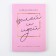 Diary 100 goals "Pink". A solid cover, glossy lamination, A5 format, 80 sheets.