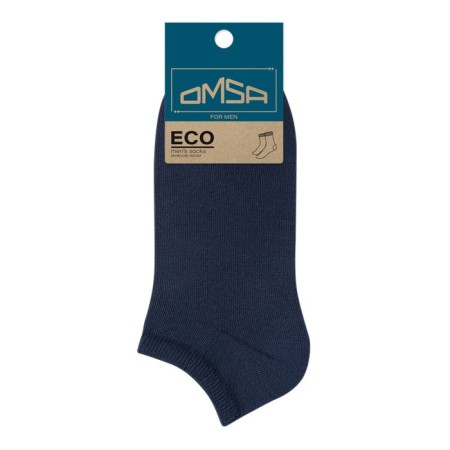 Male shortened socks Omsa Eco, size 45-47, BLU color