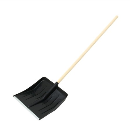 Snow cleaning shovel, plastic bucket 410 × 440 mm, galvanized bar, wooden pound, "blizzard"-5