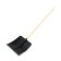 Snow cleaning shovel, plastic bucket 410 × 440 mm, galvanized bar, wooden pound, "blizzard"