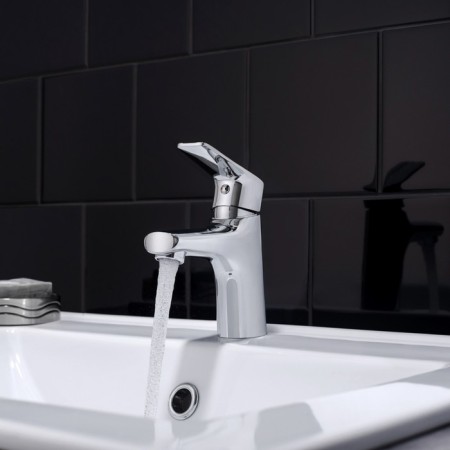 Sink mixer "RMS" SL131-001, single-leaf, cartridge 35 mm, brass, chrome-2